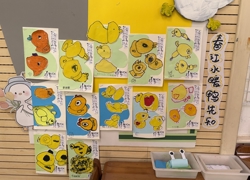 小班幼儿作品：春江水暖鸭先知