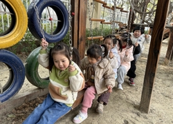 小班精彩瞬间：秋千上的童真时光